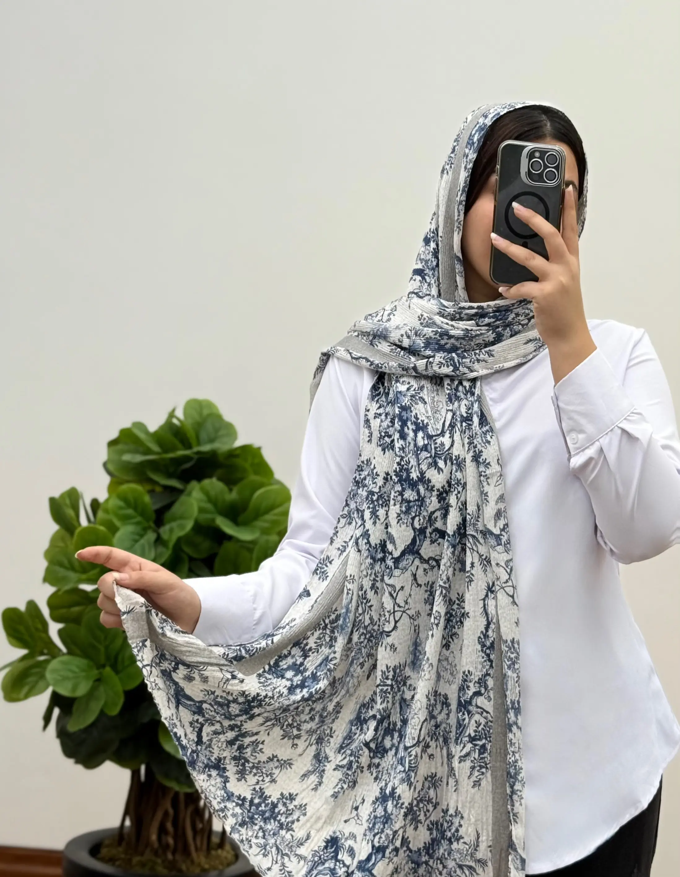 شال چاپی کریشه